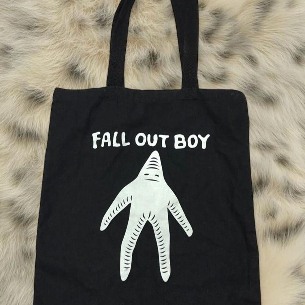 Fall Out Boy VIP Merch Tote Bag Black